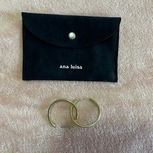 Ana Luisa 14k Gold hoop earrings